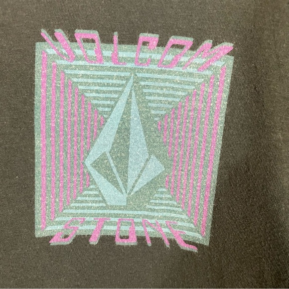 Volcom Men’s Gray Short Sleeve Crewneck Logo Graphic Tee Size M - Picture 3 of 4